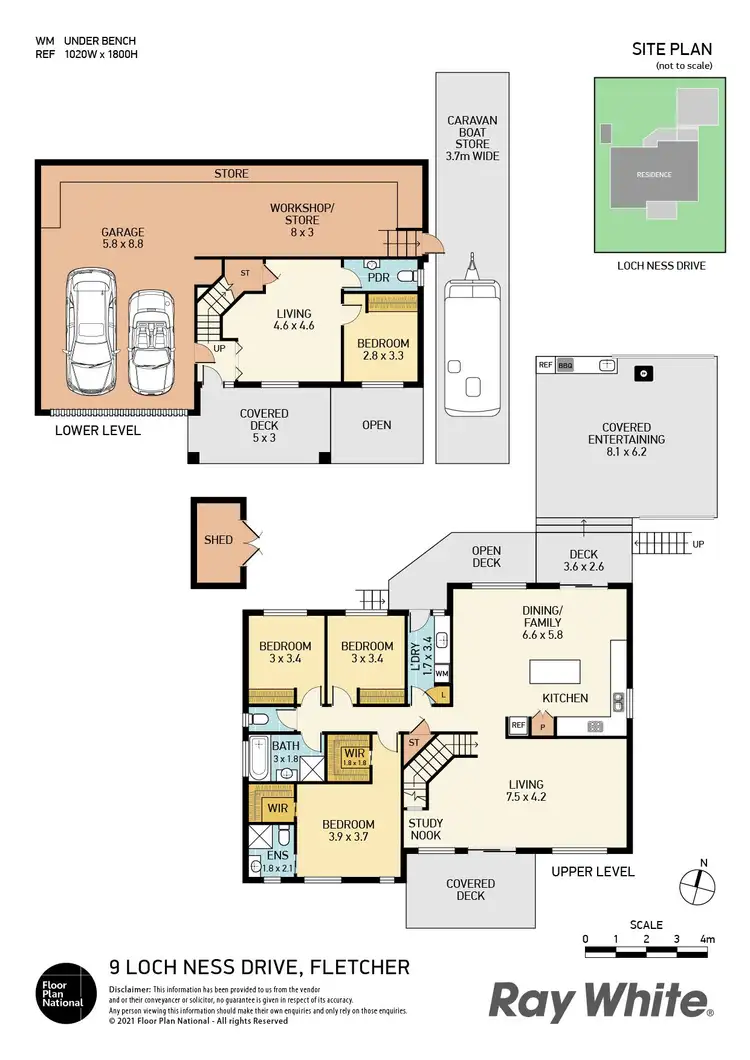 Floorplan of Homely house listing, 9 Loch Ness Drive, Fletcher NSW 2287