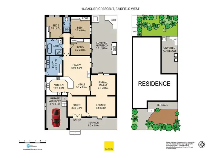 Floorplan of Homely house listing, 16 Sadlier Crescent, Fairfield West NSW 2165