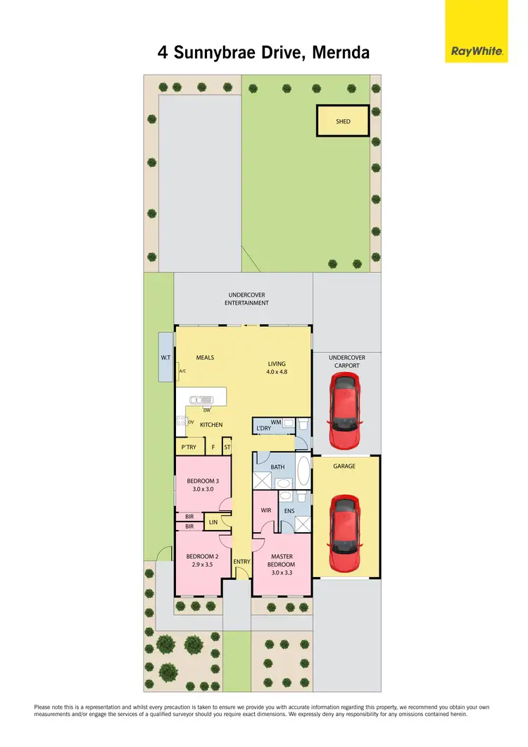 Floorplan of Homely house listing, 4 Sunnybrae Drive, Mernda VIC 3754