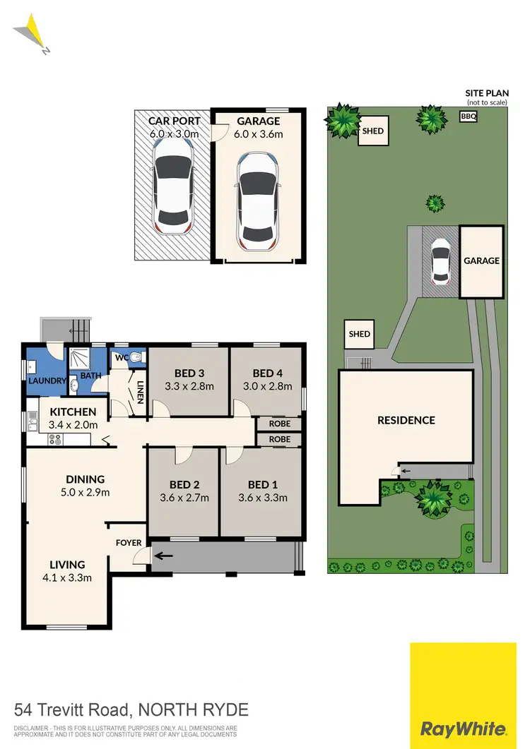 Floorplan of Homely house listing, 54 Trevitt Road, North Ryde NSW 2113
