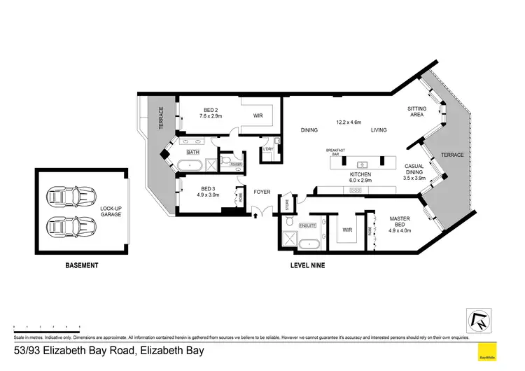 Floorplan of Homely apartment listing, 53/93 Elizabeth Bay Road, Elizabeth Bay NSW 2011