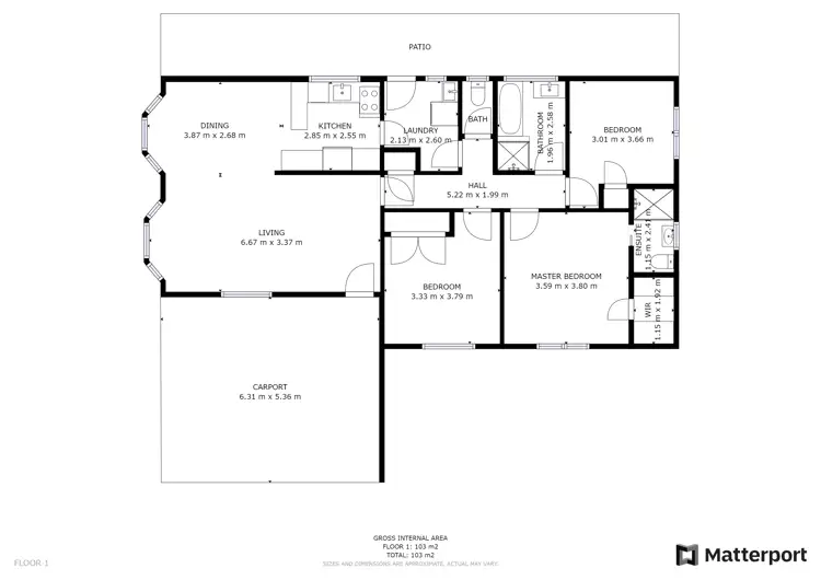 Floorplan of Homely house listing, 12 Lock Drive, Swan Hill VIC 3585