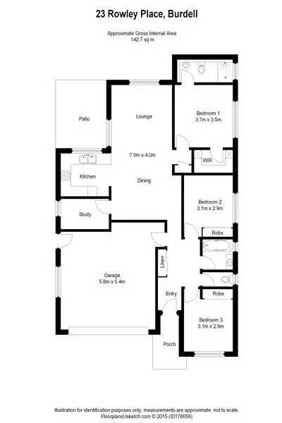 Floorplan of Homely house listing, 23 Rowley Place, Burdell QLD 4818