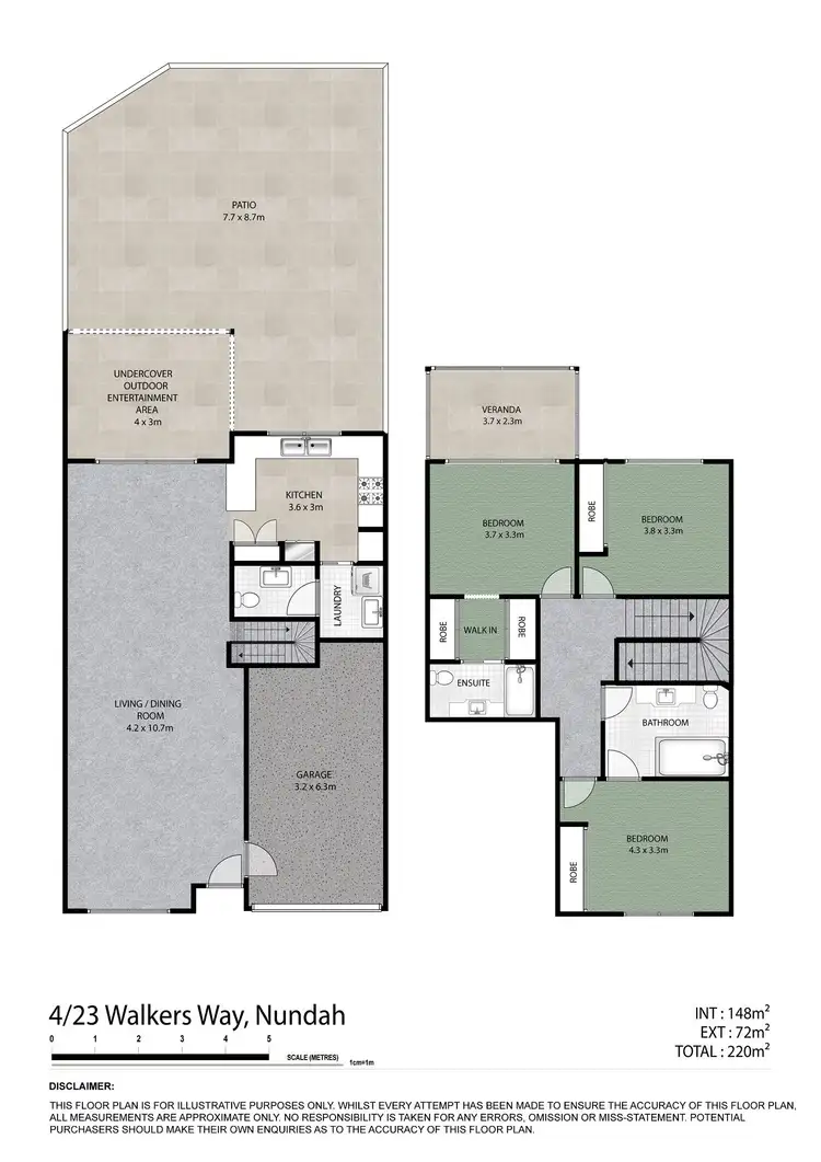 Floorplan of Homely townhouse listing, 4/23 Walkers Way, Nundah QLD 4012