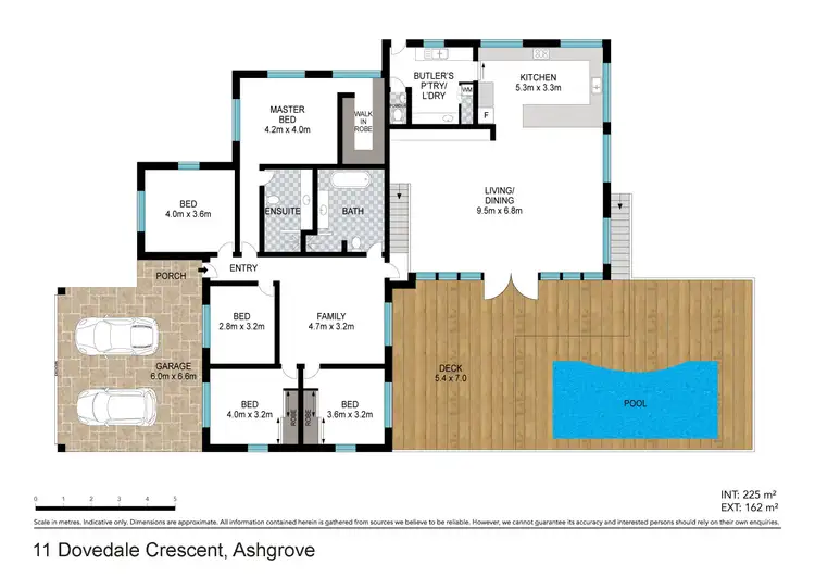 Floorplan of Homely house listing, 11 Dovedale Crescent, Ashgrove QLD 4060
