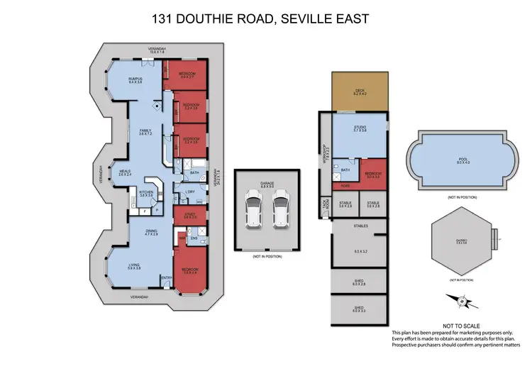 Floorplan of Homely house listing, 131 Douthie Road, Seville East VIC 3139
