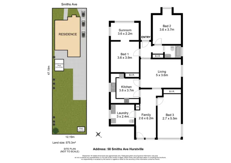 Floorplan of Homely house listing, 58 Smiths Avenue, Hurstville NSW 2220