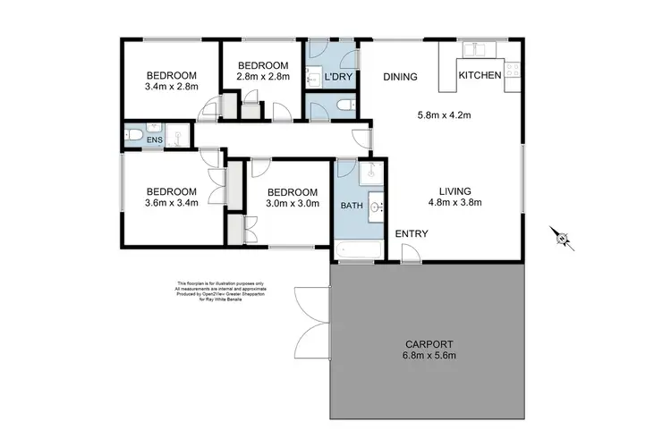 Floorplan of Homely house listing, 140 High Street, Violet Town VIC 3669