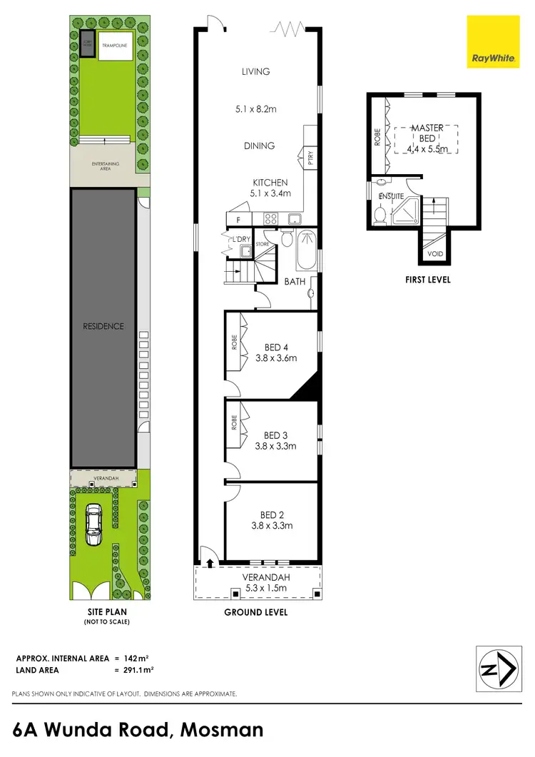Floorplan of Homely house listing, 6A Wunda Road, Mosman NSW 2088
