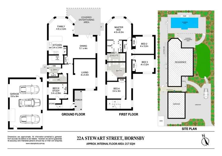 Floorplan of Homely house listing, 22A Stewart Avenue, Hornsby NSW 2077