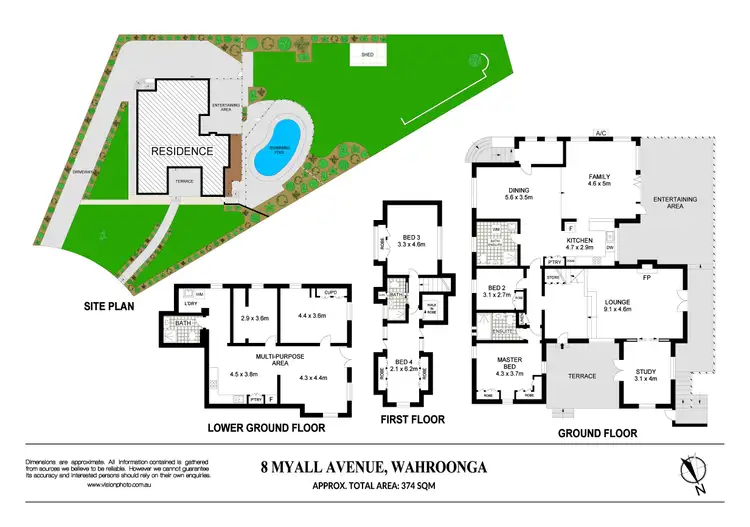 Floorplan of Homely house listing, 8 Myall Avenue, Wahroonga NSW 2076