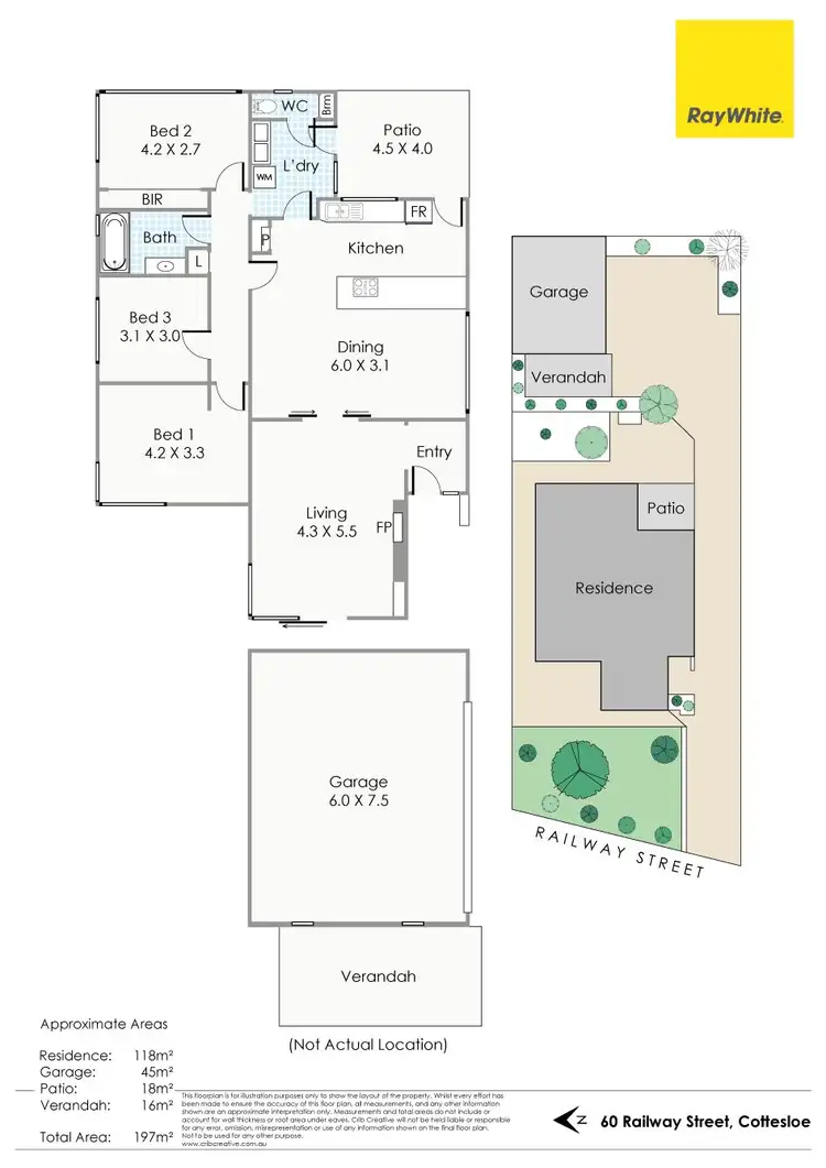 Floorplan of Homely house listing, 60 Railway Street, Cottesloe WA 6011
