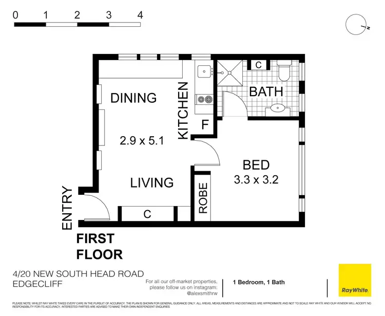 Floorplan of Homely apartment listing, 4/20 New South Head Road, Edgecliff NSW 2027