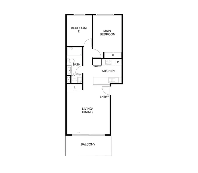 Floorplan of Homely apartment listing, 87/311 Flemington Road, Franklin ACT 2913