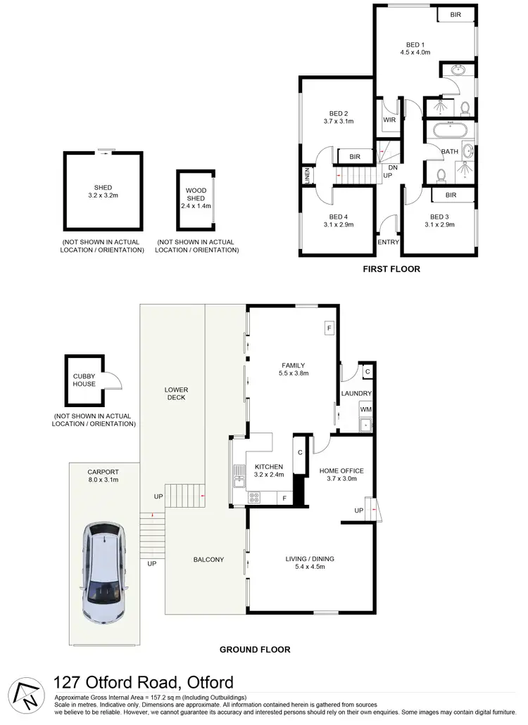 Floorplan of Homely house listing, 127 Otford Road, Otford NSW 2508