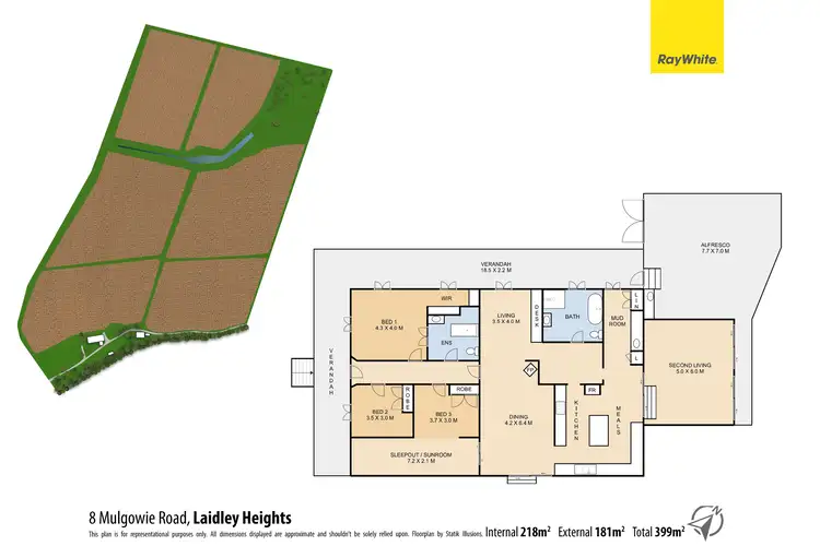 Floorplan of Homely rural property listing, 8 Mulgowie Road, Laidley Heights QLD 4341