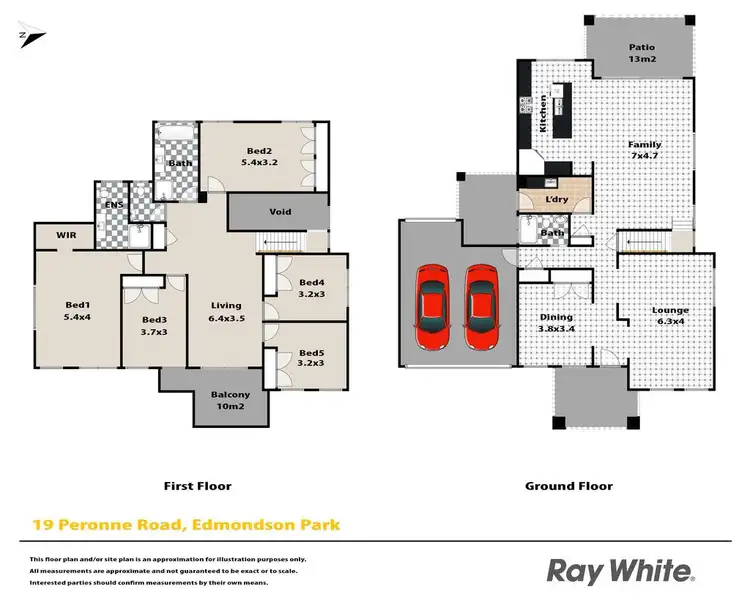 Floorplan of Homely house listing, 19 Peronne Road, Edmondson Park NSW 2174