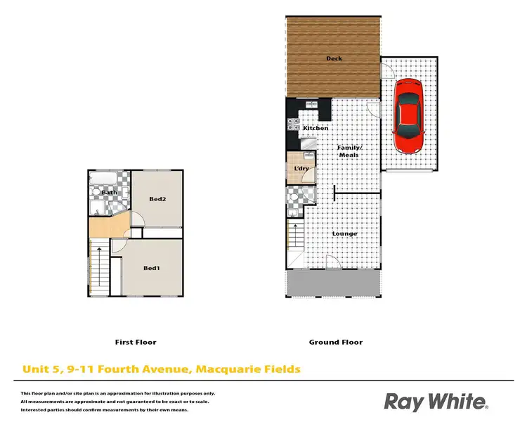 Floorplan of Homely house listing, 5/9-11 Fourth Avenue, Macquarie Fields NSW 2564