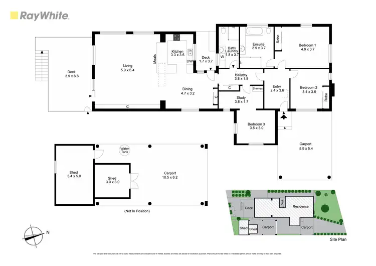Floorplan of Homely house listing, 33 Binalong Avenue, Chadstone VIC 3148
