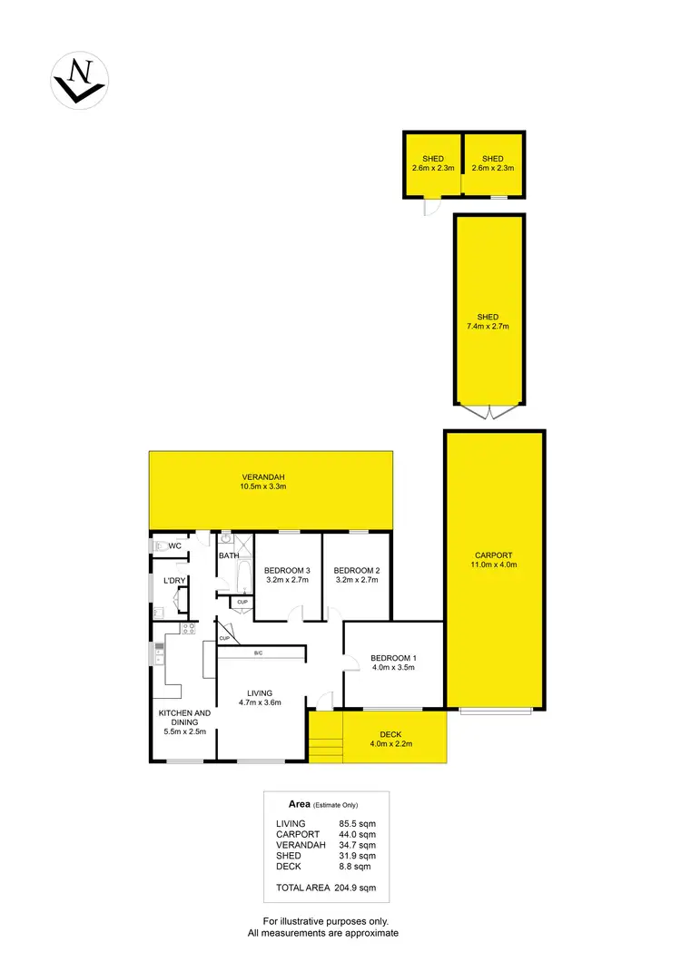 Floorplan of Homely house listing, 26 Bains Road, Morphett Vale SA 5162