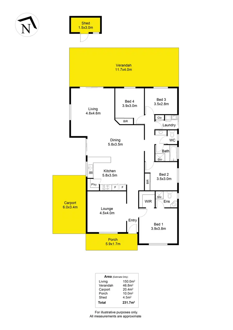 Floorplan of Homely house listing, 20 Morgan Avenue, Daw Park SA 5041