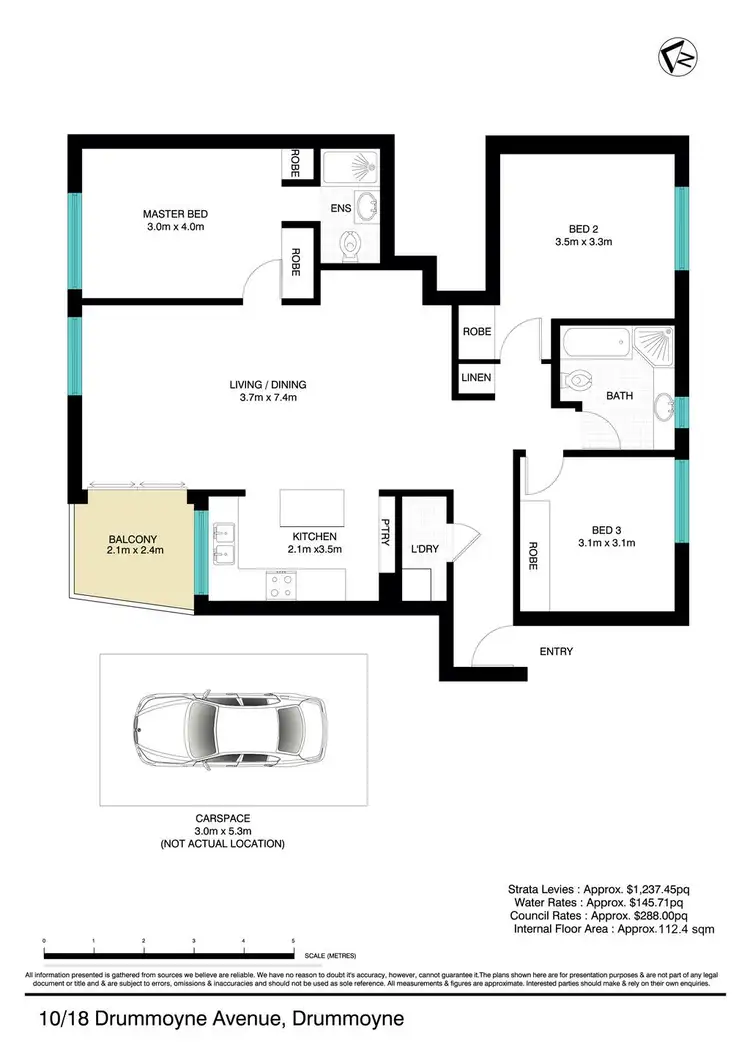 Floorplan of Homely apartment listing, 10/18 Drummoyne Avenue, Drummoyne NSW 2047