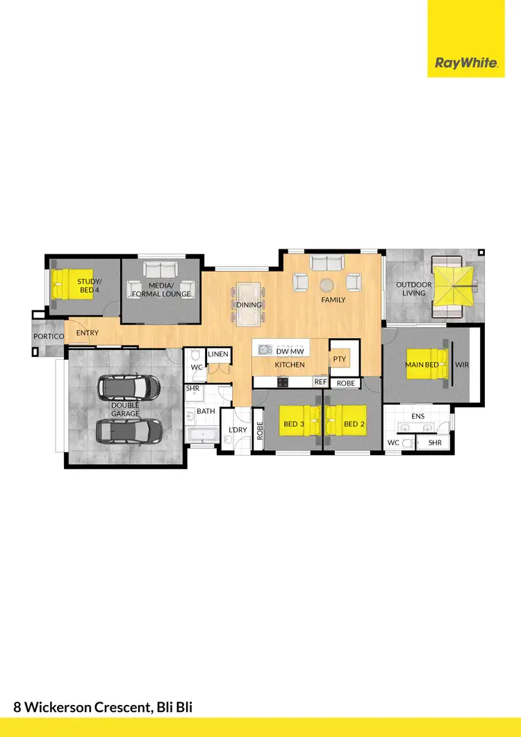 Floorplan of Homely house listing, 8 Wickerson Crescent, Bli Bli QLD 4560