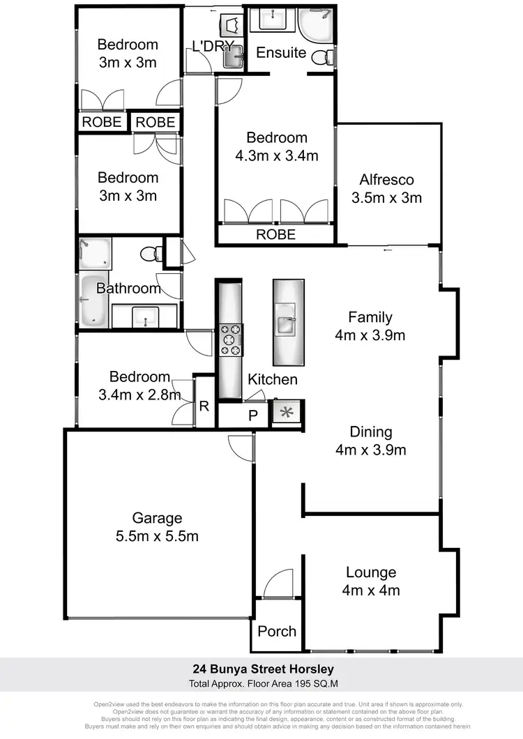 Floorplan of Homely house listing, 24 Bunya Street, Horsley NSW 2530