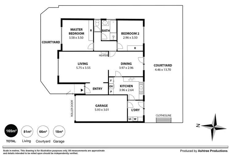 Floorplan of Homely unit listing, 5/12 Newton Road, Campbelltown SA 5074