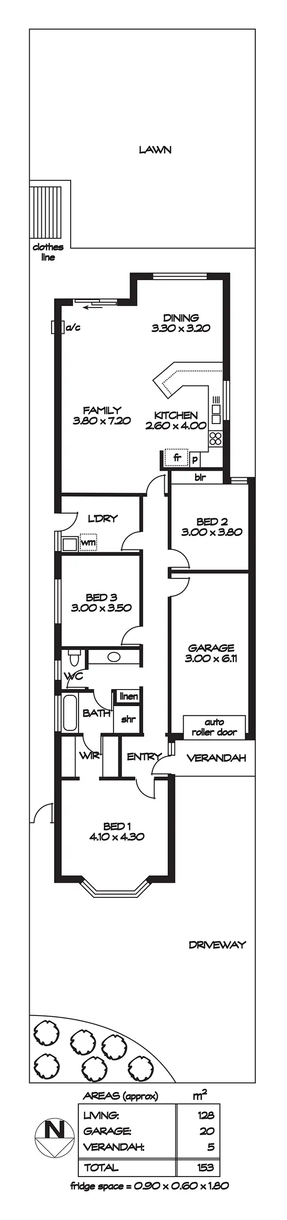 Floorplan of Homely house listing, 56A Reid Avenue, Tranmere SA 5073