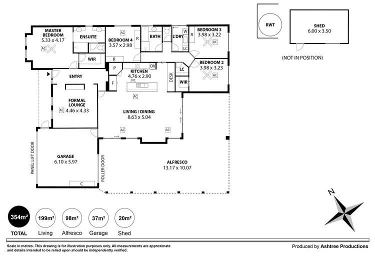 Floorplan of Homely house listing, 27 Lorikeet Grove, Hewett SA 5118