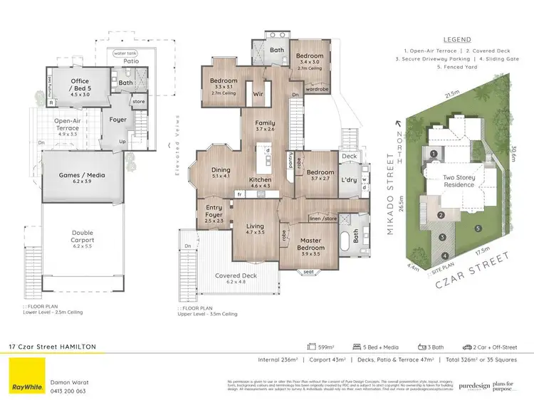 Floorplan of Homely house listing, 17 Czar Street, Hamilton QLD 4007