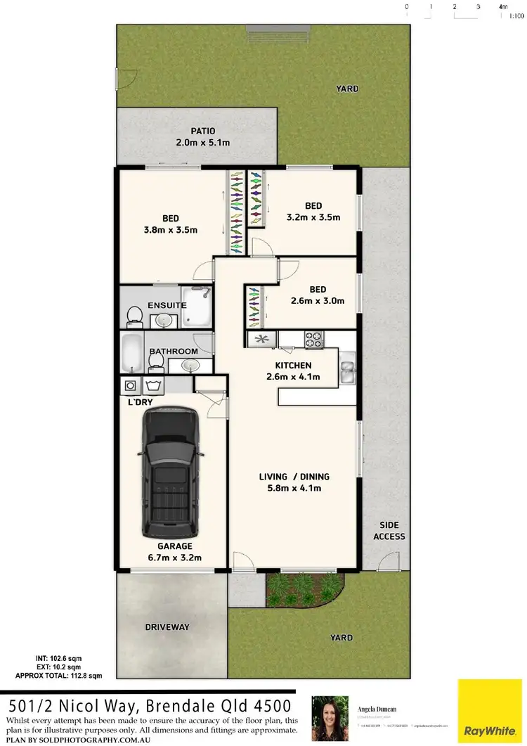 Floorplan of Homely villa listing, 501/2 Nicol Way, Brendale QLD 4500