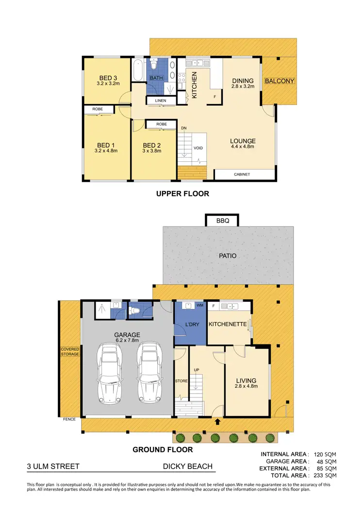 Floorplan of Homely house listing, 3 Ulm Street, Dicky Beach QLD 4551