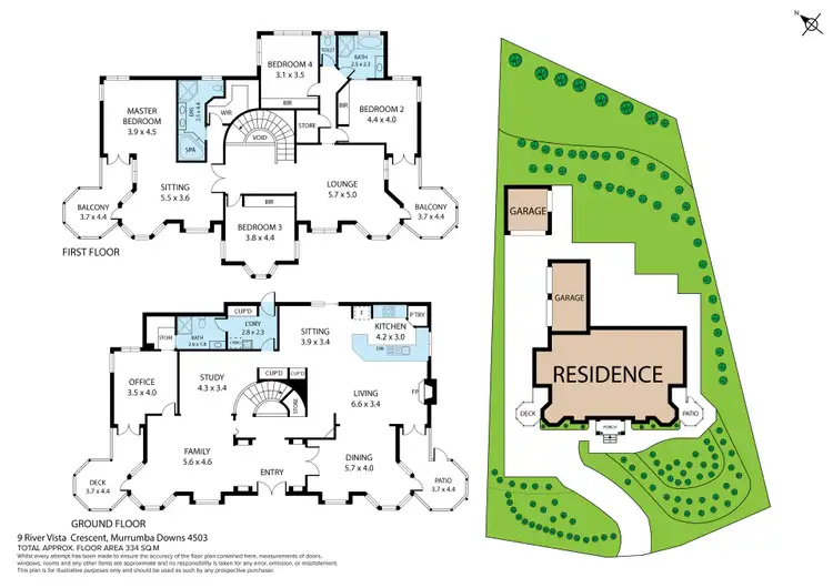 Floorplan of Homely house listing, 9 River Vista Crescent, Murrumba Downs QLD 4503