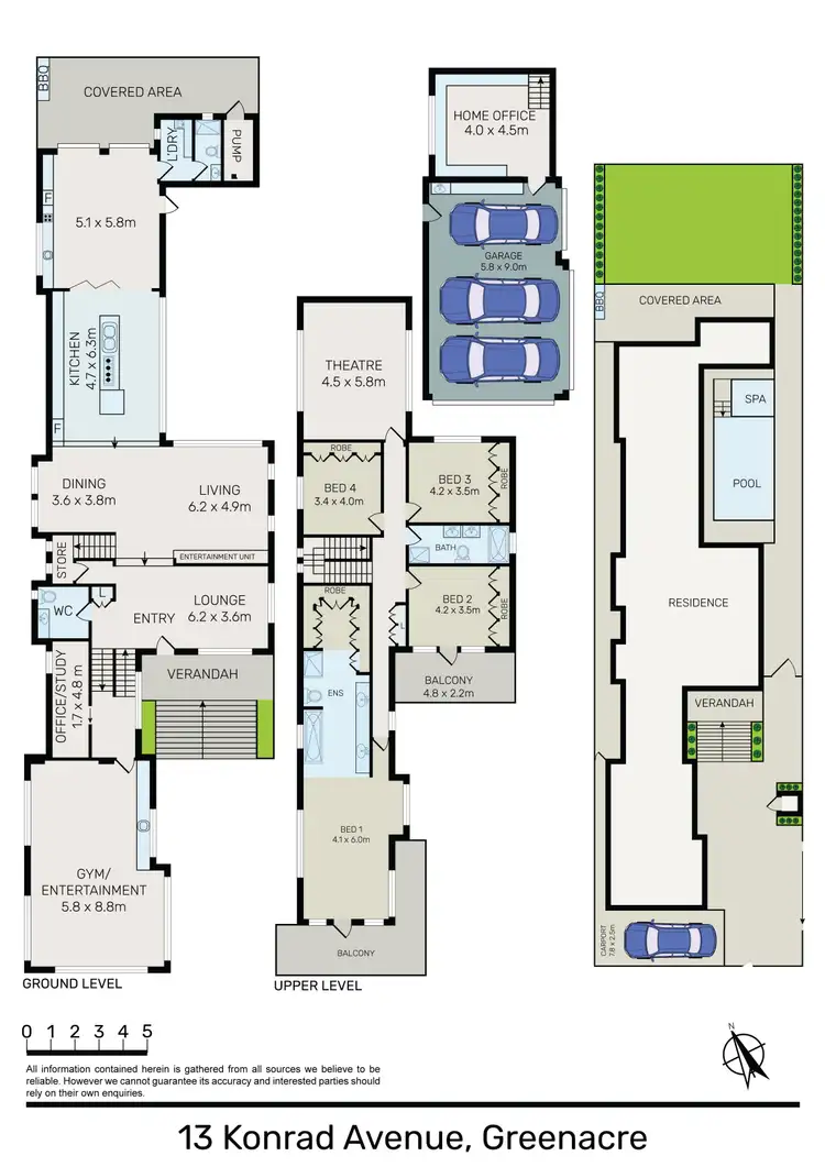 Floorplan of Homely house listing, 13 Konrad Avenue, Greenacre NSW 2190