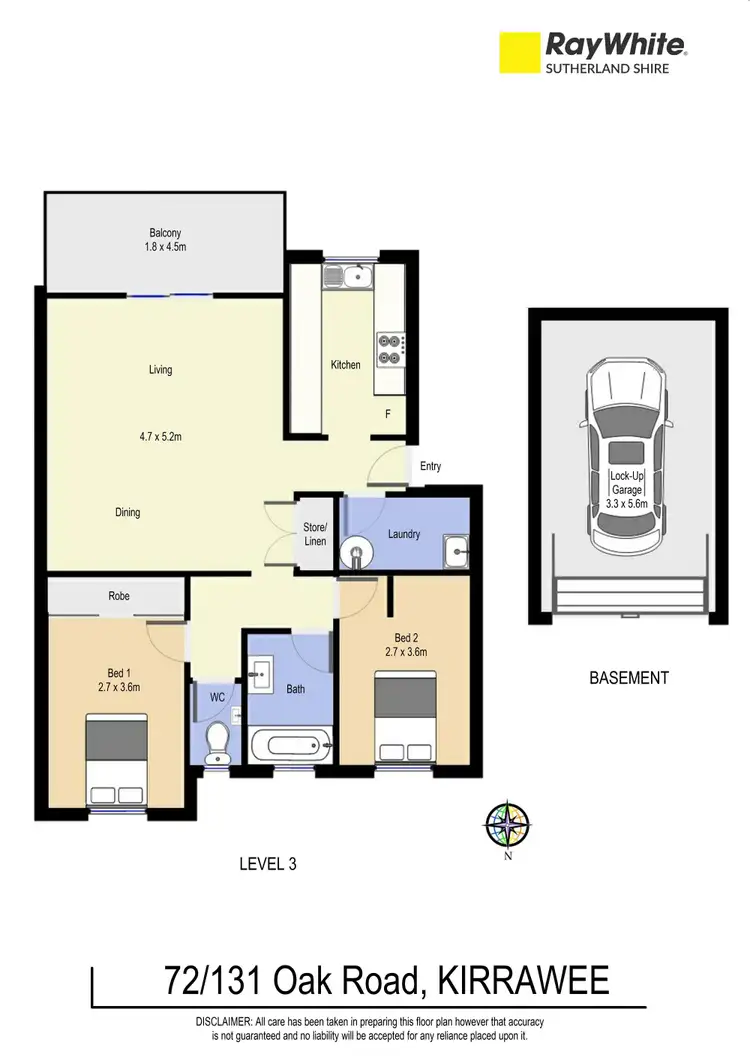 Floorplan of Homely unit listing, 72/131 Oak Road, Kirrawee NSW 2232