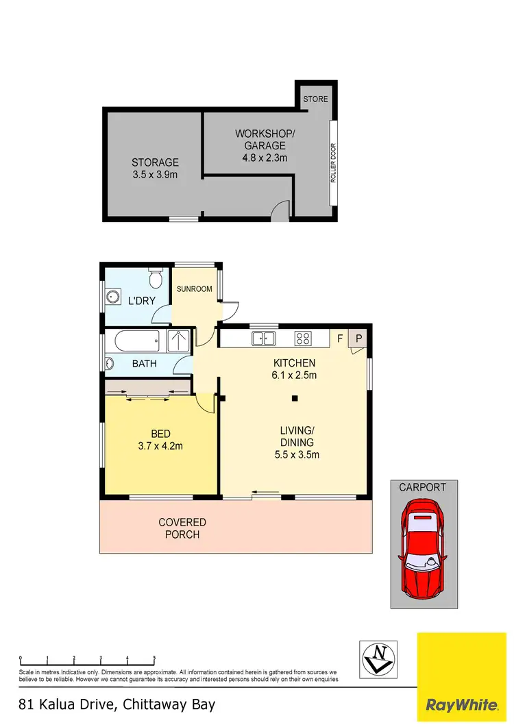 Floorplan of Homely house listing, 81 Kalua Drive, Chittaway Bay NSW 2261