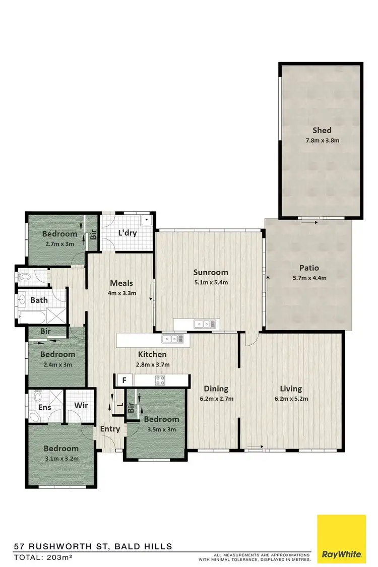 Floorplan of Homely house listing, 57 Rushworth Street, Bald Hills QLD 4036