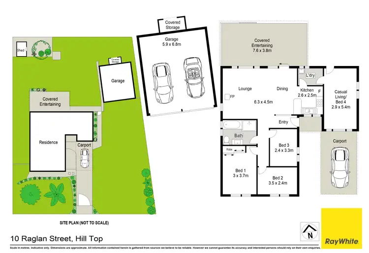 Floorplan of Homely house listing, 10 Raglan Street, Hill Top NSW 2575