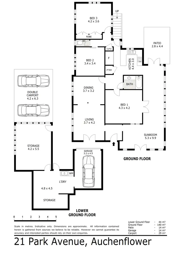 Floorplan of Homely house listing, 21 Park Avenue, Auchenflower QLD 4066