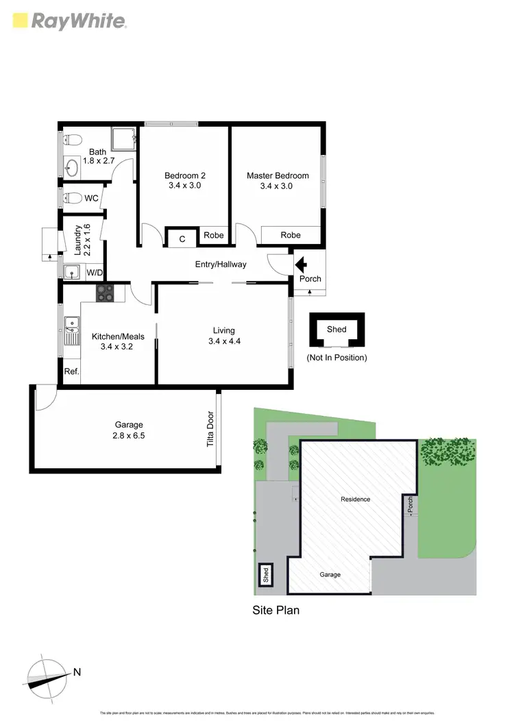 Floorplan of Homely unit listing, 2/45 Bevan Avenue, Clayton South VIC 3169