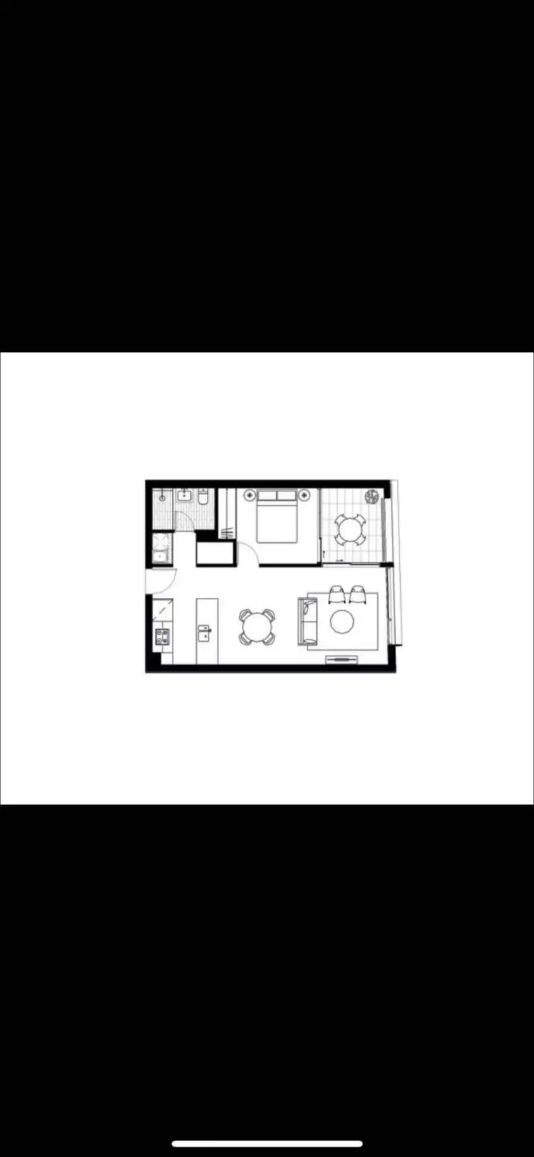 Floorplan of Homely apartment listing, B602 74 McDonald Street, Erskineville NSW 2043