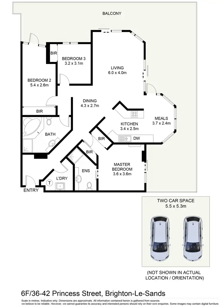 Floorplan of Homely unit listing, 6F/36-42 Princess Street, Brighton-Le-Sands NSW 2216