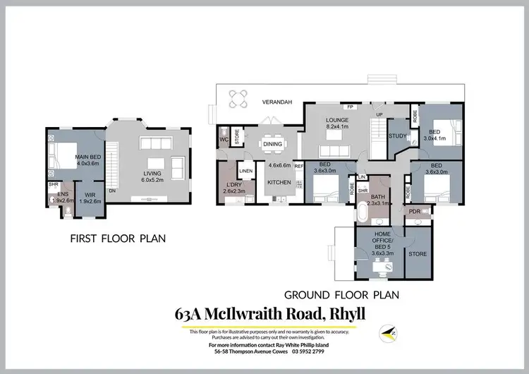 Floorplan of Homely house listing, 63a Mcilwraith Road, Rhyll VIC 3923