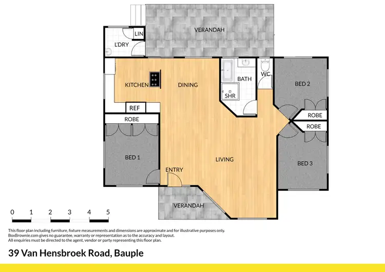 Floorplan of Homely house listing, 39 Van Hensbroek Road, Bauple QLD 4650