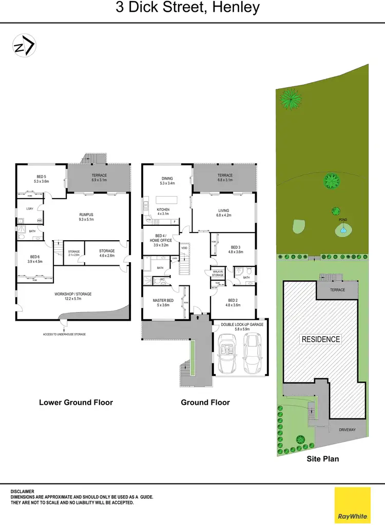 Floorplan of Homely house listing, 3 Dick Street, Henley NSW 2111