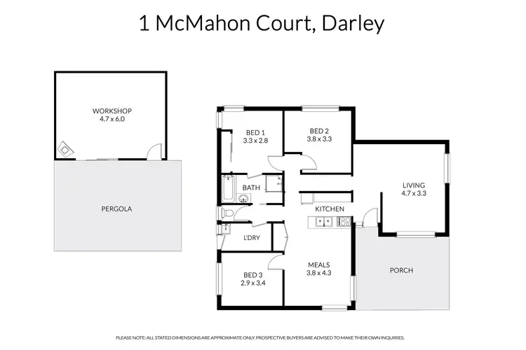 Floorplan of Homely house listing, 1 McMahon Court, Darley VIC 3340