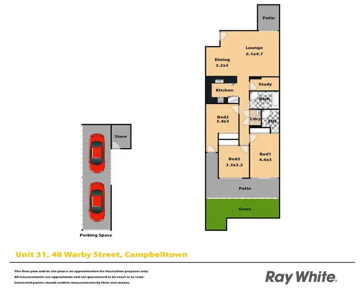 Floorplan of Homely house listing, 31/48-52 Warby Street, Campbelltown NSW 2560
