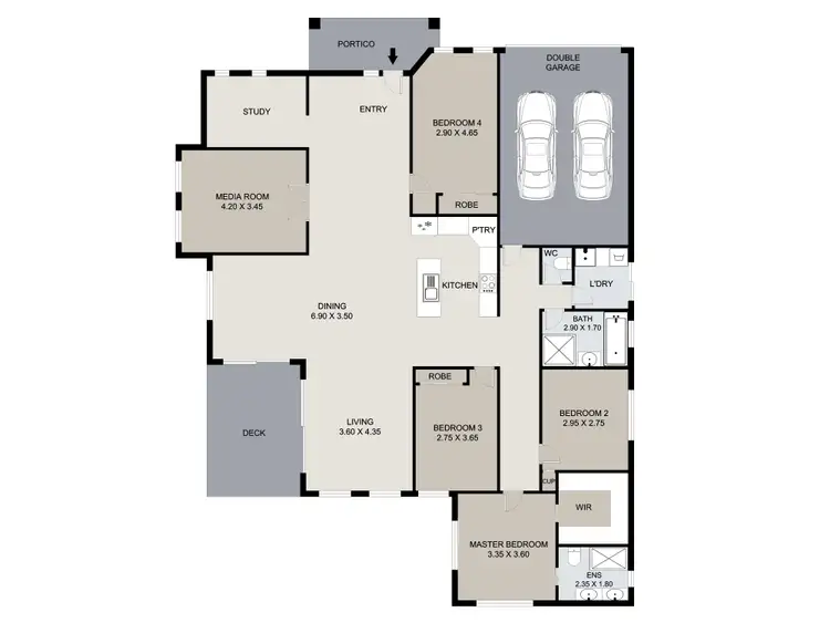Floorplan of Homely house listing, 2 Sundew Street, New Auckland QLD 4680